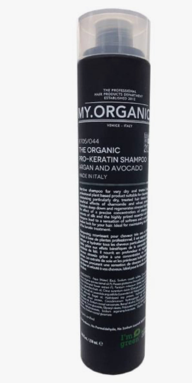 My.Organics Pro-Keratin Shampoo 250ml Argan and Avokado