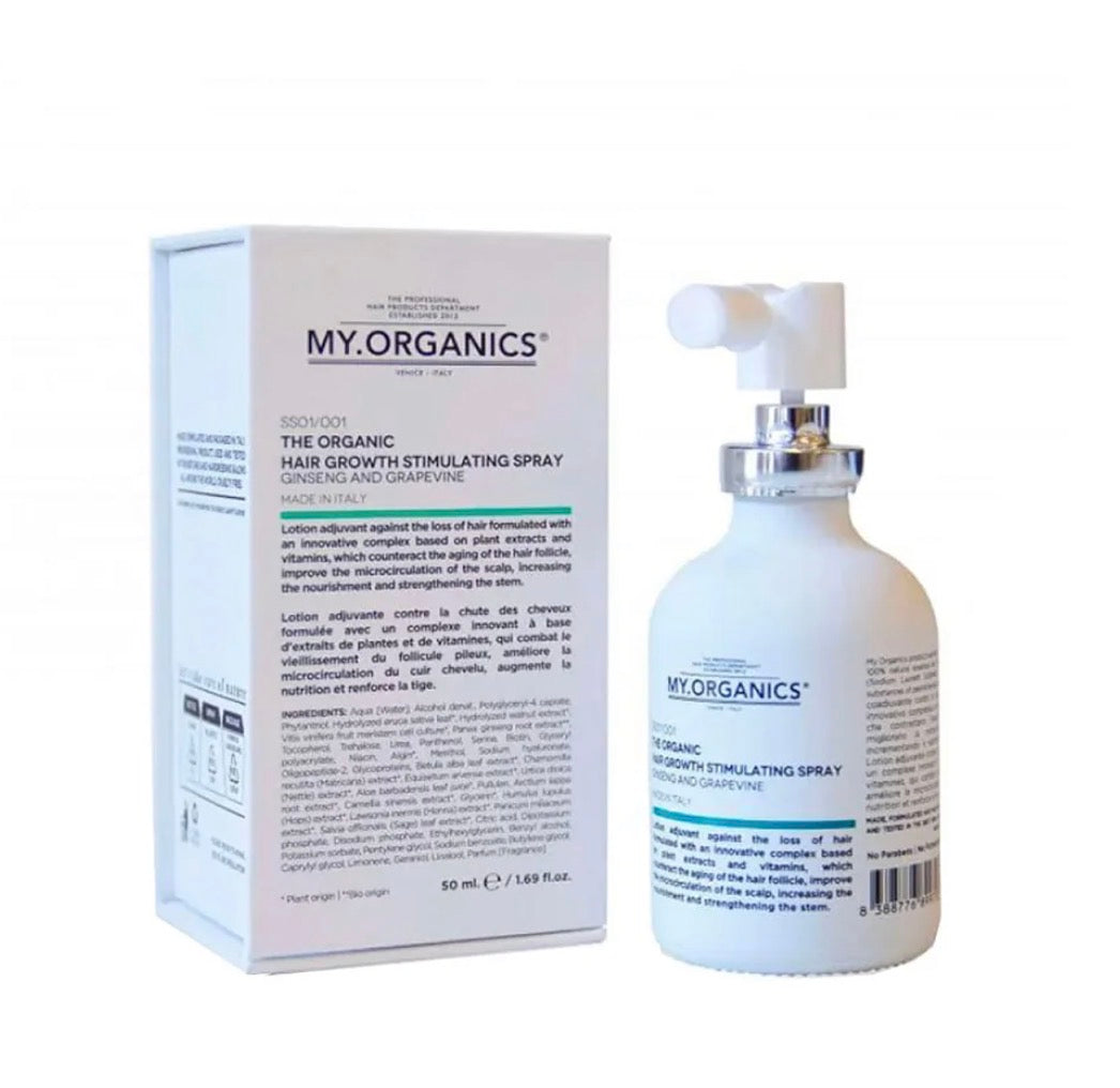 My Organics GROWTH STIMULATING SPRAY Przeciw wypadaniu włosów 50ml
