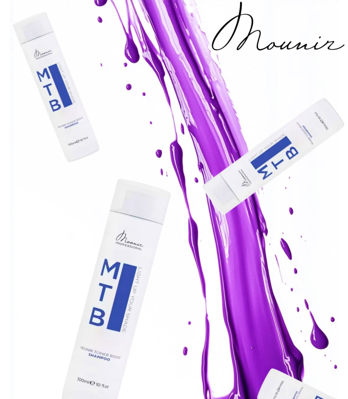 MOUNIR Szampon MTB do włosów blond i rozjaśnionych 300ml