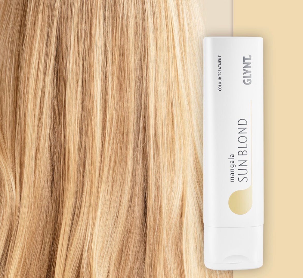 Maska koloryzująca Glynt MANGALA SUN BLOND – odświeżenie koloru i blask z pielęgnacją