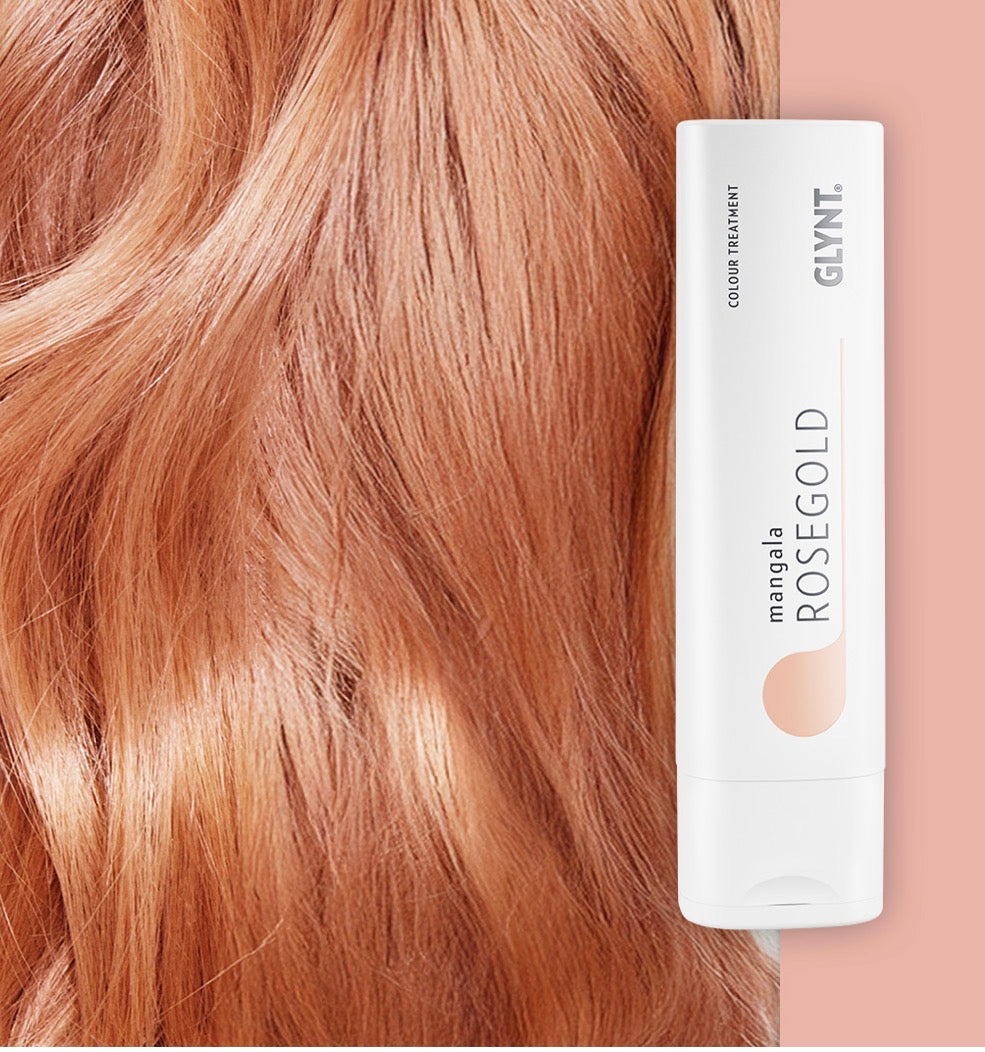 Maska koloryzująca Glynt MANGALA ROSE GOLD – odświeżenie koloru i blask z pielęgnacją 200ml