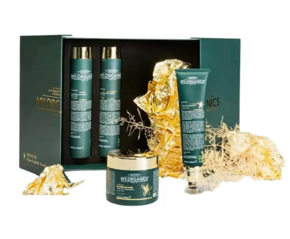 My.Organics My.Luxe Zestaw Prezentowy Szampon 250 Ml + Odżywka 250 Ml + Maska Do Włosów 200 Ml + Krem Do Spłukiwania 100 Ml